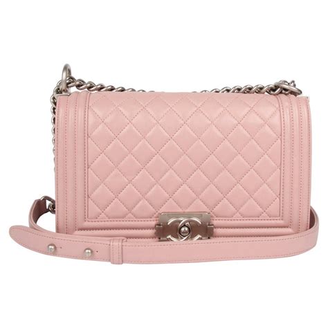 chanel leboy pink|Chanel boy bag mini.